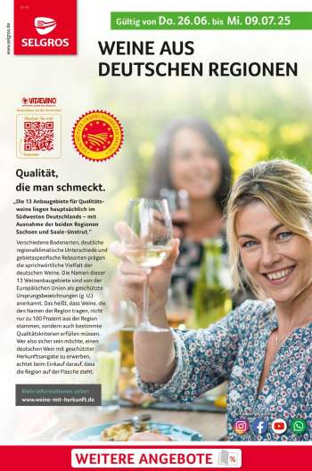 Prospekte Selgros - 26.06.2025 - 9.07.2025.