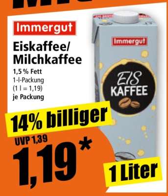 Eiskaffee/ Milchkaffee