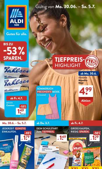 Prospekte ALDI SÜD - 30.06.2025 - 5.07.2025.