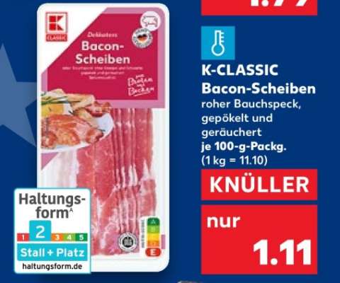 K-CLASSIC Bacon-Scheiben