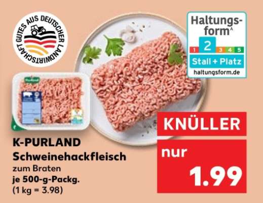 K-PURLAND Schweinehackfleisch