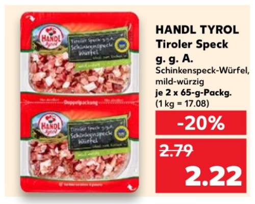 Handl Tyrol Tiroler Speck g.g.A.