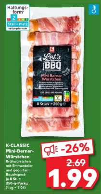 K-CLASSIC Mini-Berner-Würstchen