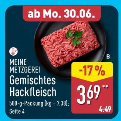 MEINE METZGEREI Gemischtes Hackfleisch