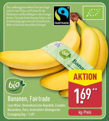 Bananen, Fairtrade