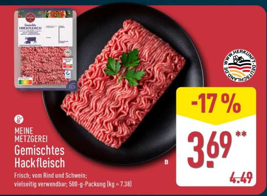 MEINE METZGEREI Gemischtes Hackfleisch