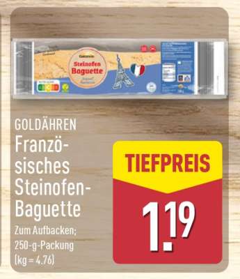 GOLDÄHREN Französisches Steinofen-Baguette