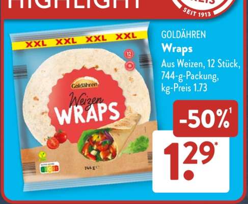 GOLDÄHREN Wraps