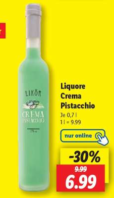Liquore Crema Pistacchio