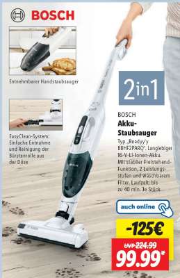 BOSCH Akku-Staubsauger