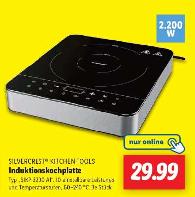 Induktionskochplatte