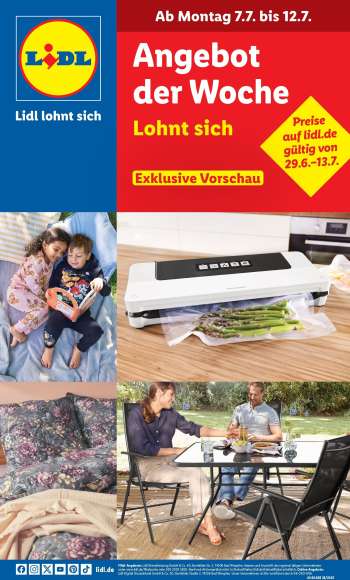 Prospekte Lidl - 7.07.2025 - 12.07.2025.