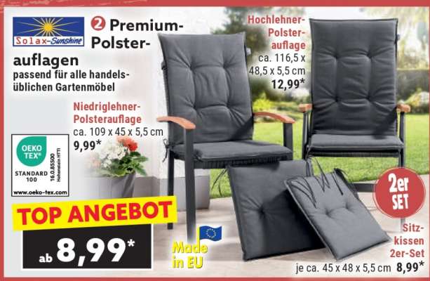 Sitzkissen 2er-Set