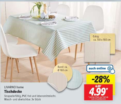 LIVARNO home Tischdecke