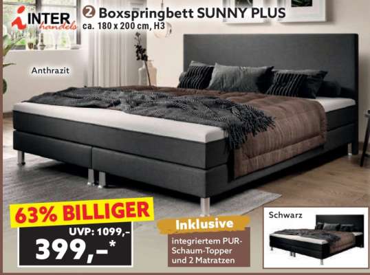 Boxspringbett SUNNY PLUS