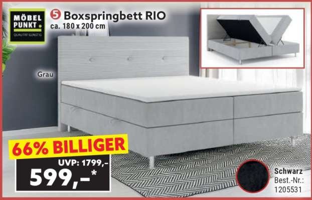 Boxspringbett RIO