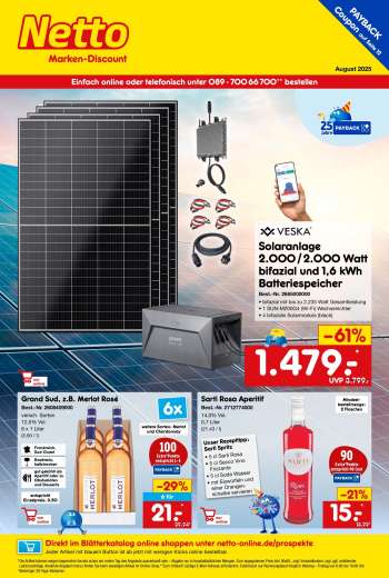 Prospekte Netto Marken-Discount - 31.07.2025 - 31.08.2025.