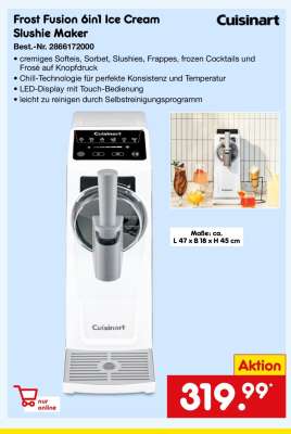 Frost Fusion 6in1 Ice Cream Slushie Maker