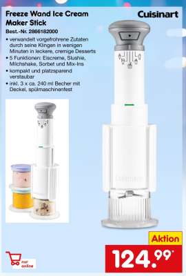 Freeze Wand Ice Cream Maker Stick
