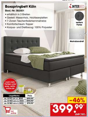 Boxspringbett Köln