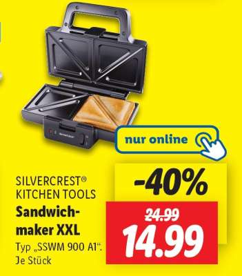 Sandwich-maker XXL