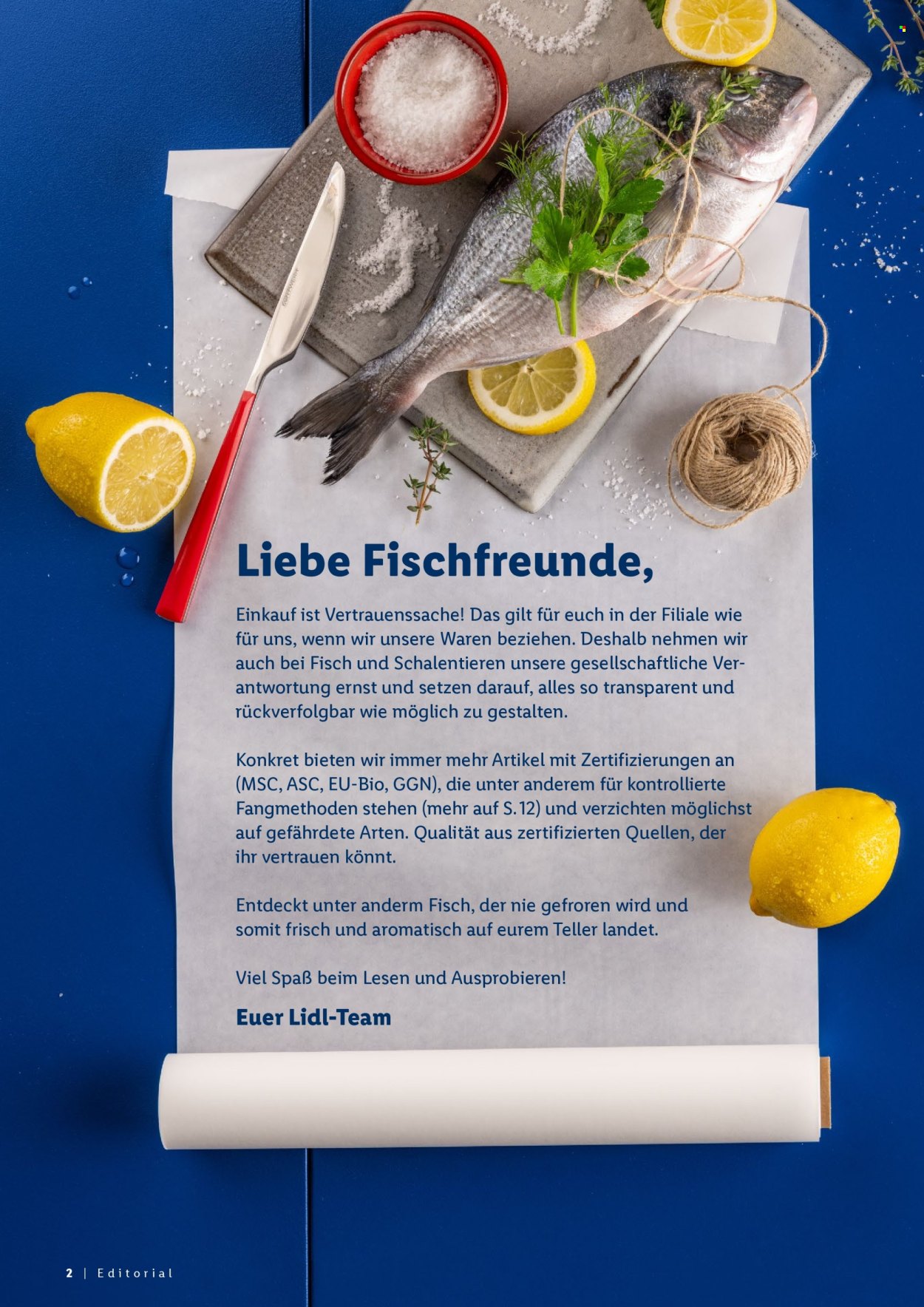 Leták Lidl. Strana 2