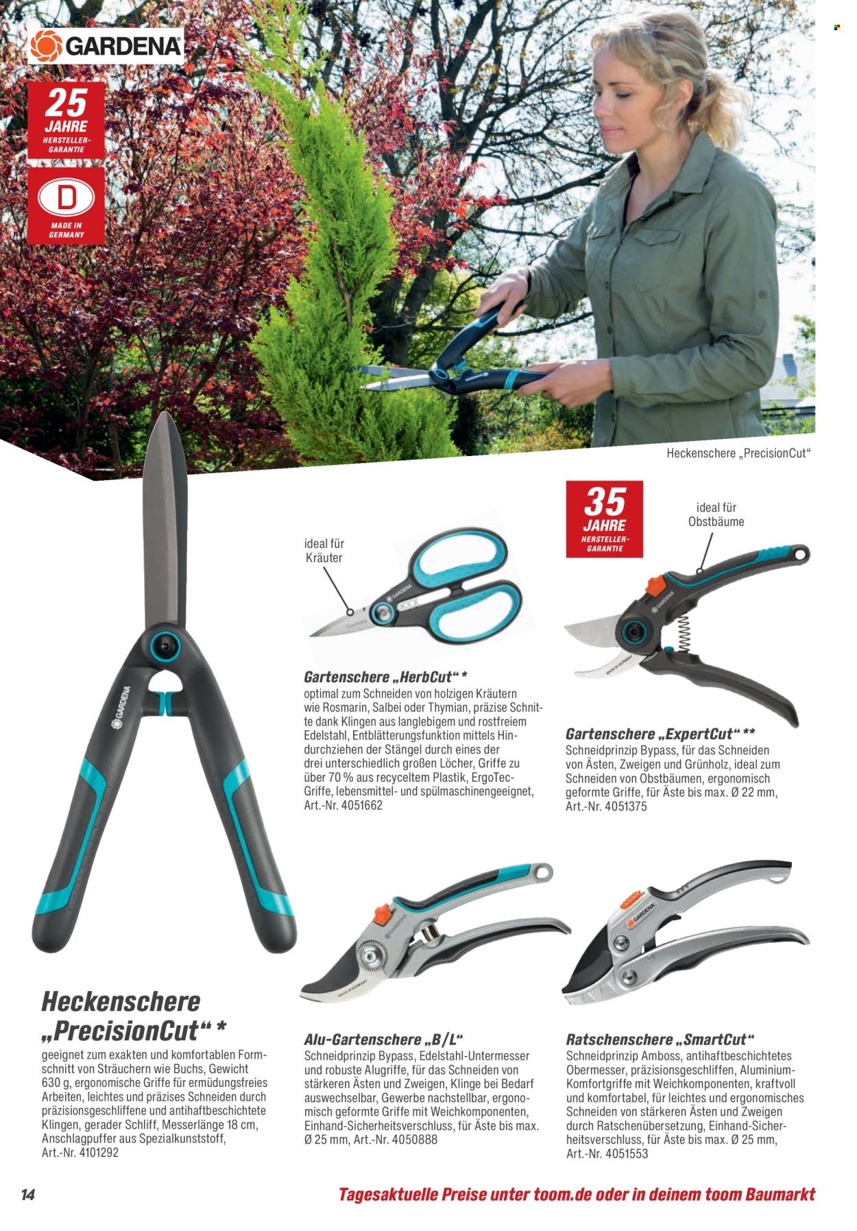 toom Baumarkt Prospekte  - 21.02.2026 - 30.06.2026. Seite 14