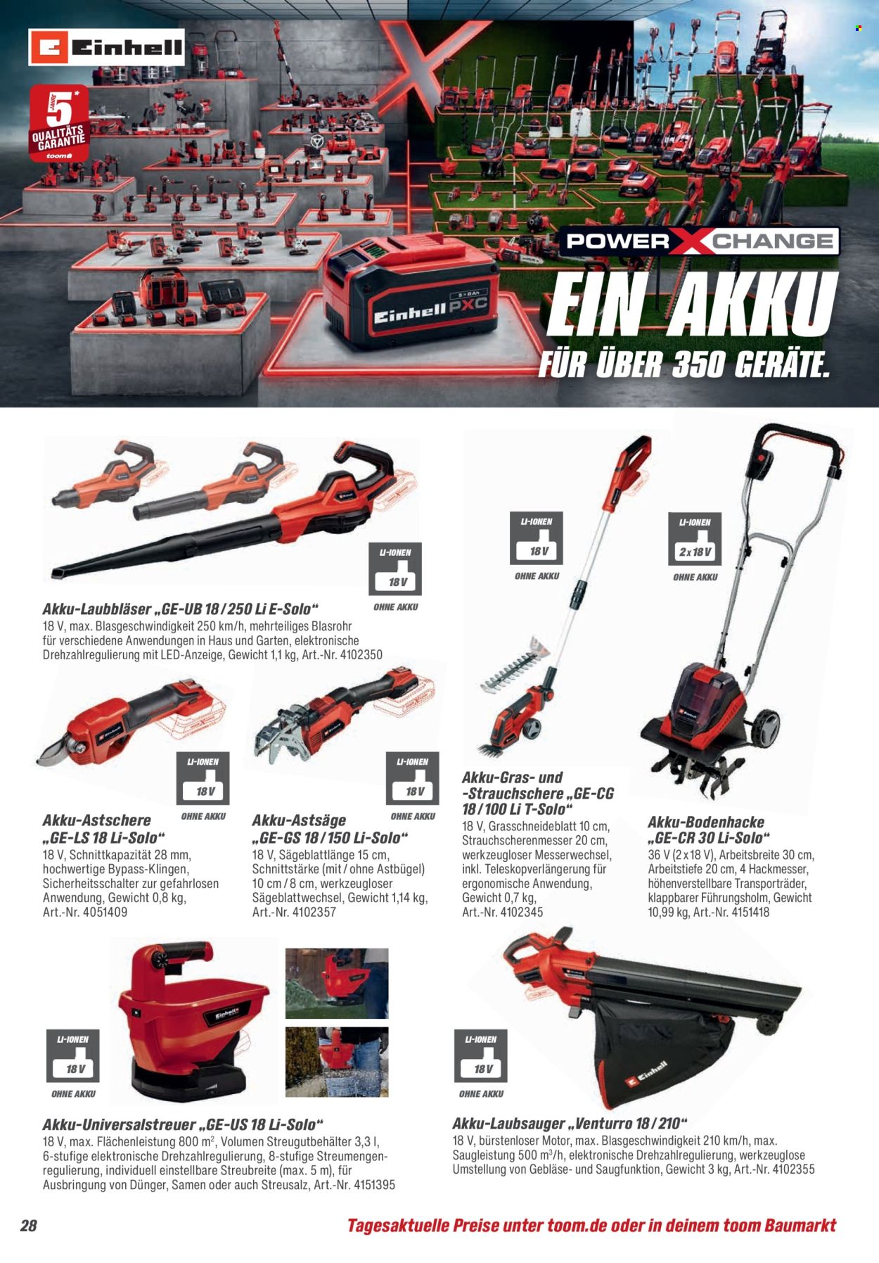Leták toom Baumarkt - 21.2.2026 - 30.6.2026. Strana 28