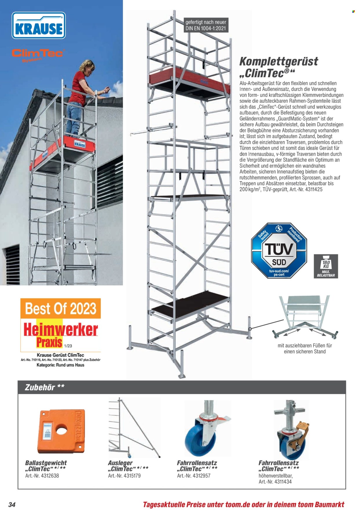 toom Baumarkt Prospekte  - 21.02.2026 - 30.06.2026. Seite 34