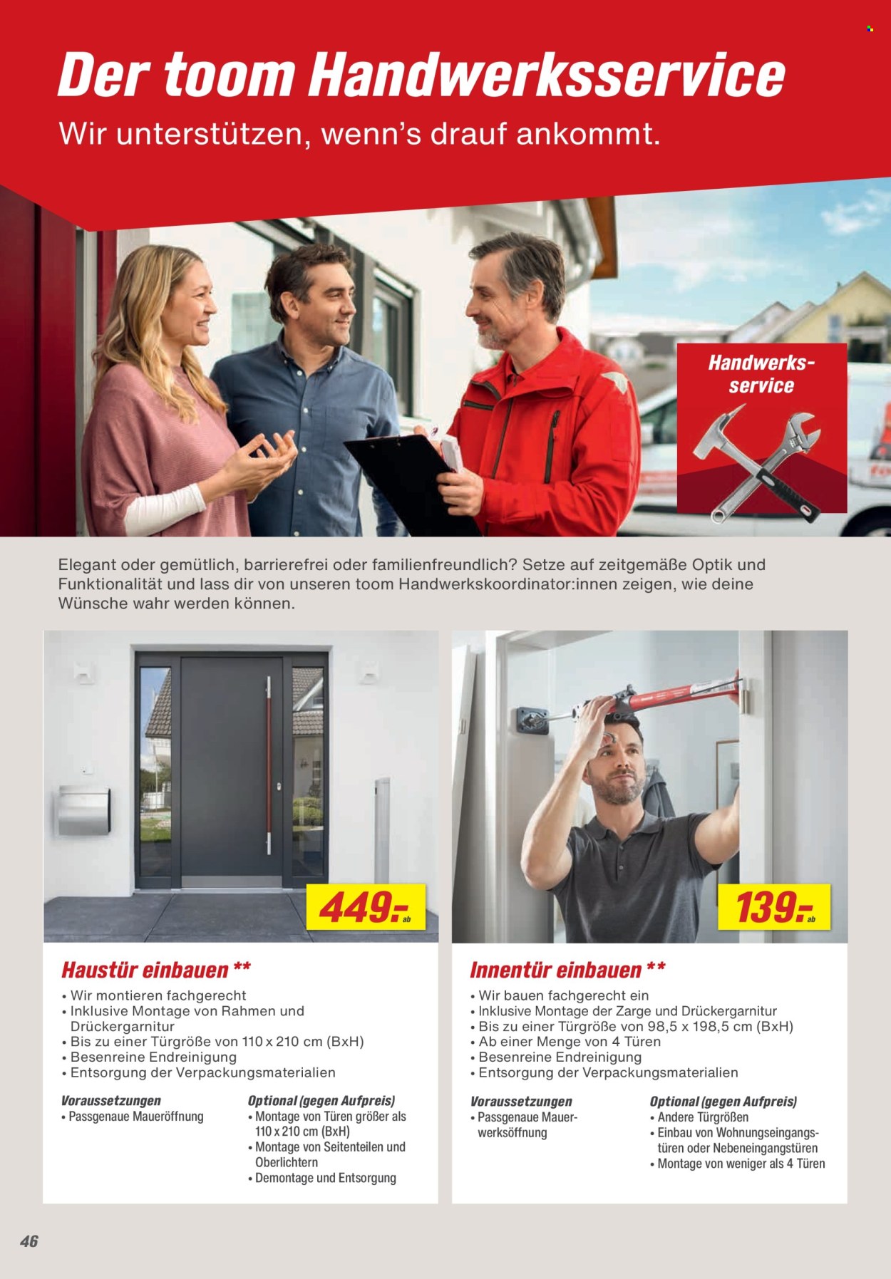 toom Baumarkt Prospekte  - 21.02.2026 - 30.06.2026. Seite 46
