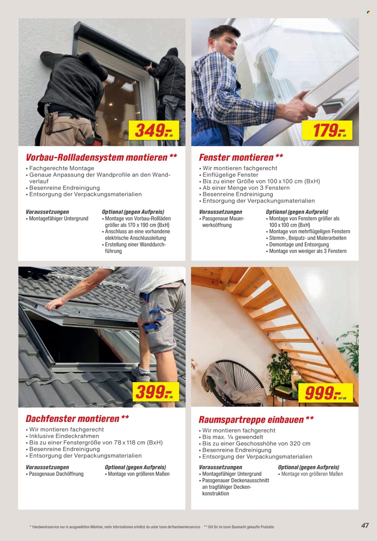 toom Baumarkt Prospekte  - 21.02.2026 - 30.06.2026. Seite 47