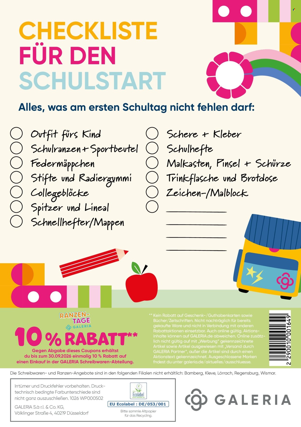 GALERIA Karstadt Kaufhof Prospekte  - 2.03.2026 - 30.06.2026. Seite 32
