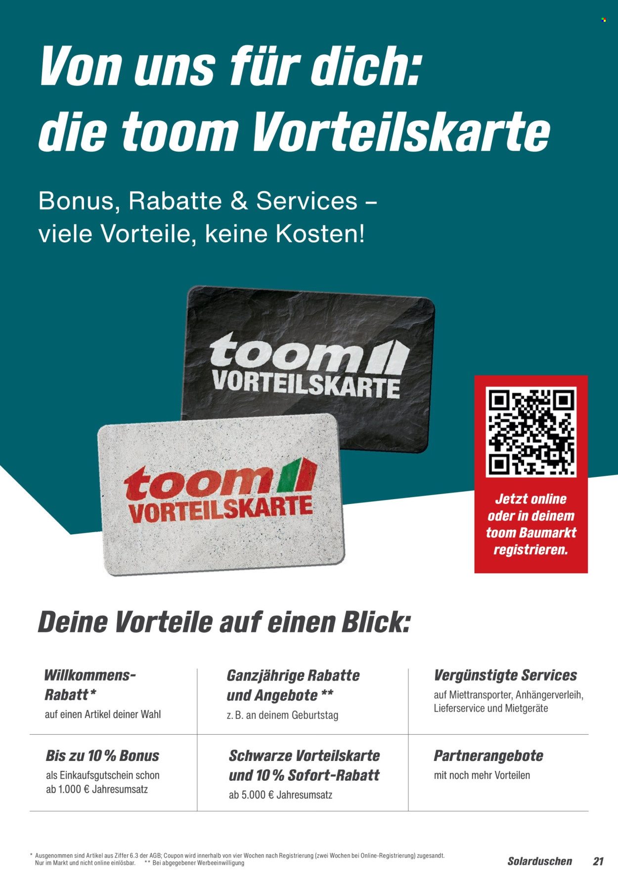 toom Baumarkt Prospekte  - 14.03.2026 - 30.06.2026. Seite 21