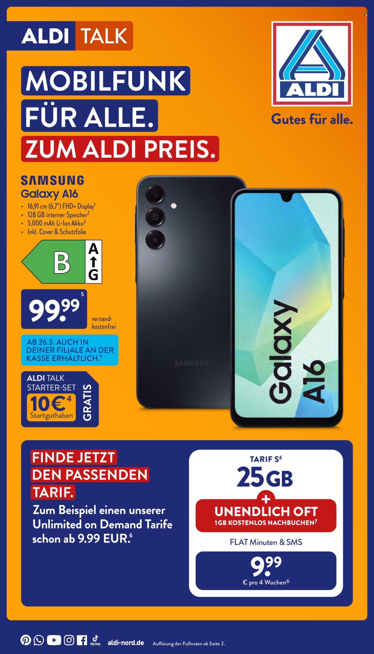 Leták ALDI Nord. Strana 1