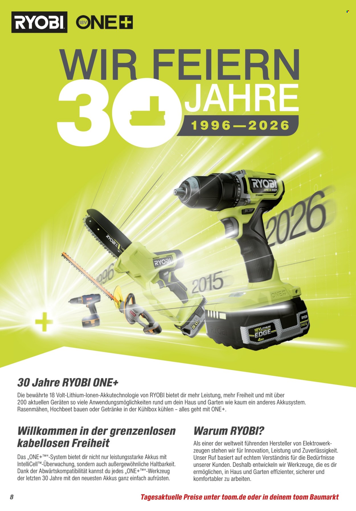 Leták toom Baumarkt - 28.3.2026 - 30.6.2026. Strana 8