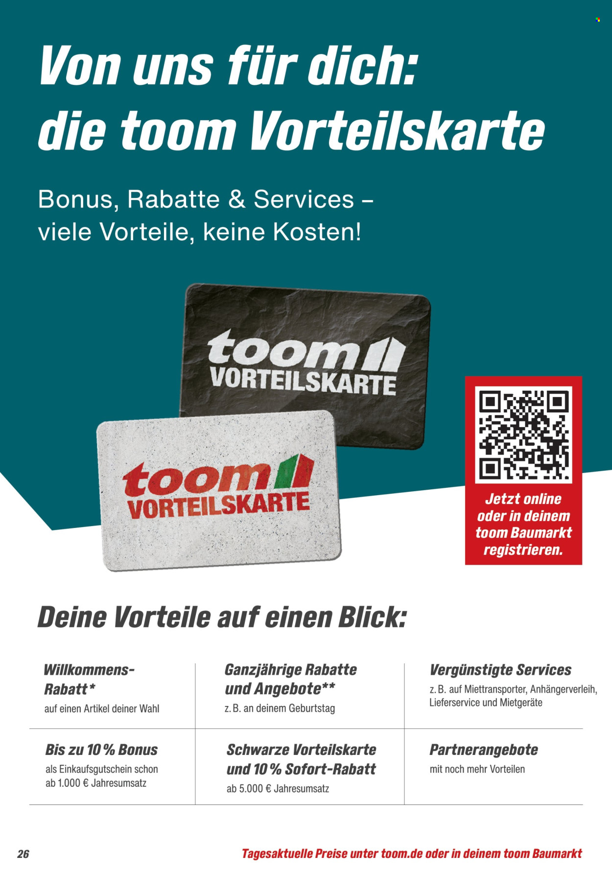 toom Baumarkt Prospekte  - 28.03.2026 - 30.06.2026. Seite 26