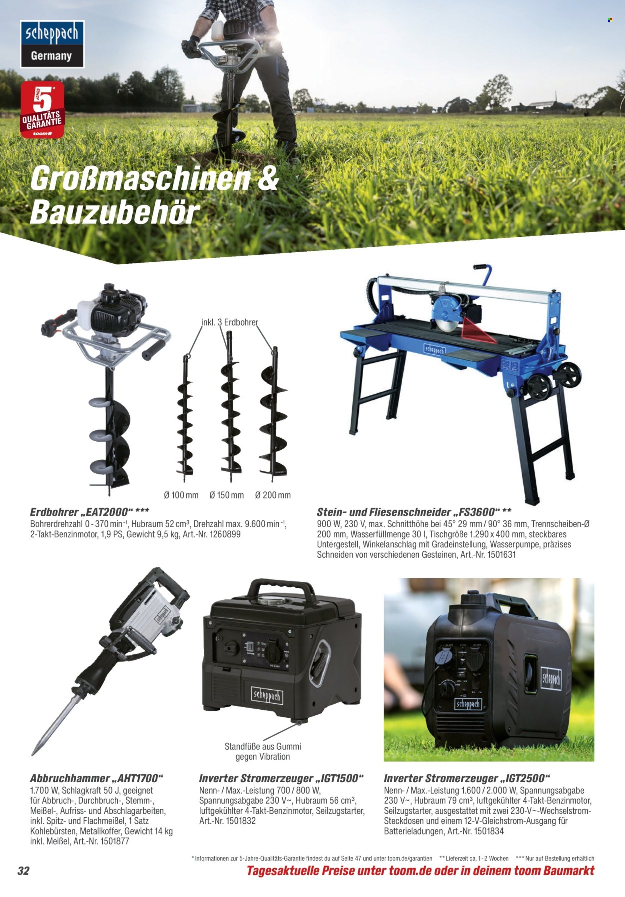 Leták toom Baumarkt - 28.3.2026 - 30.6.2026. Strana 32