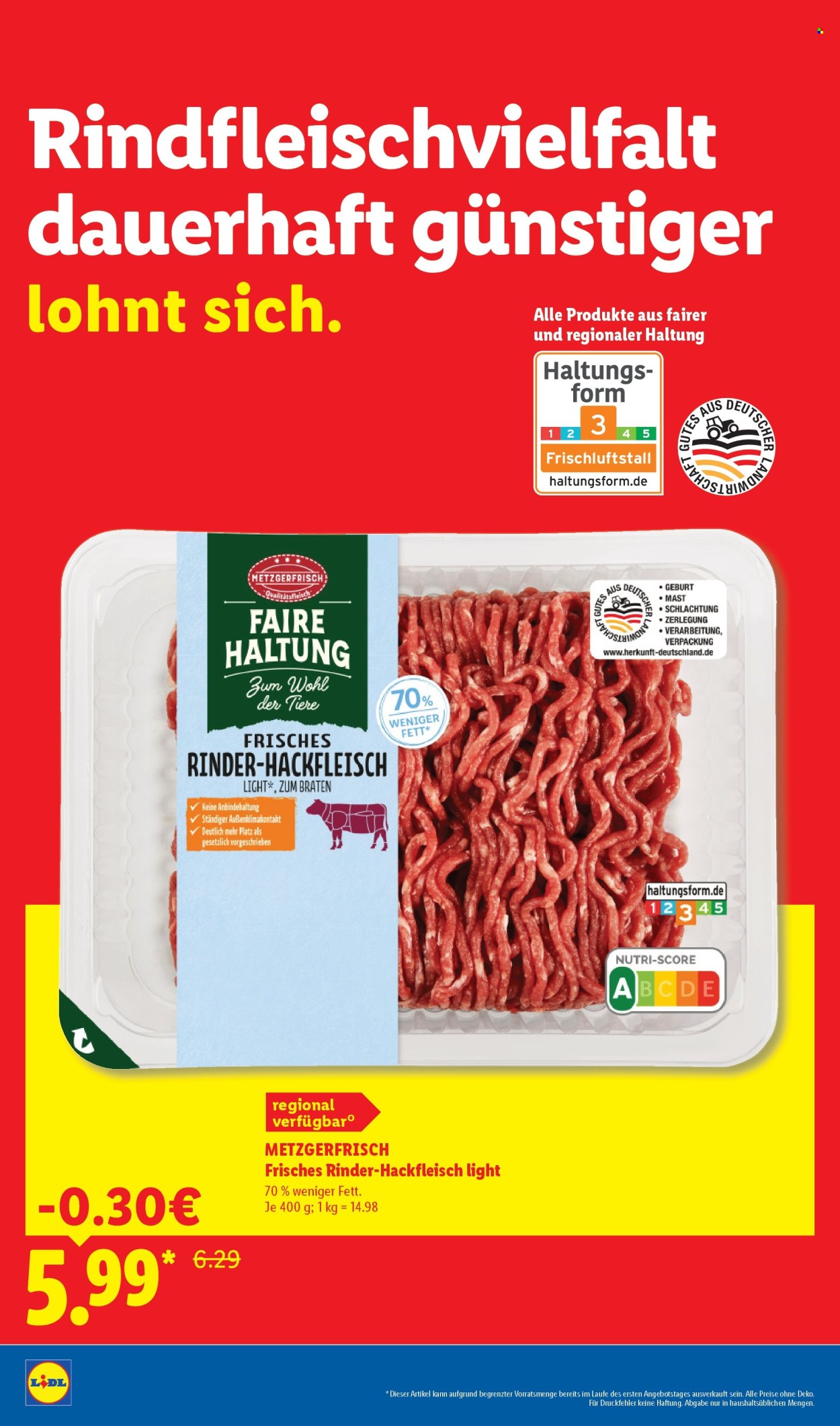 Leták Lidl. Strana 20