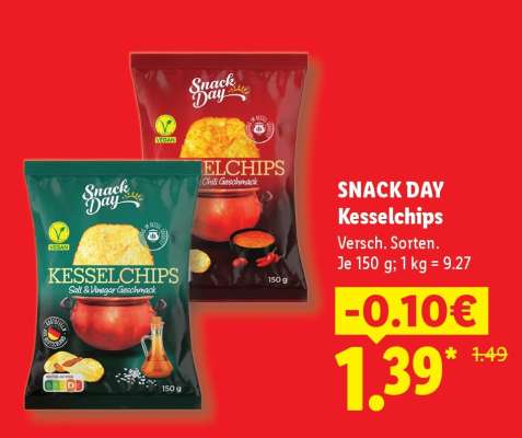 Snack Day Kesselchips