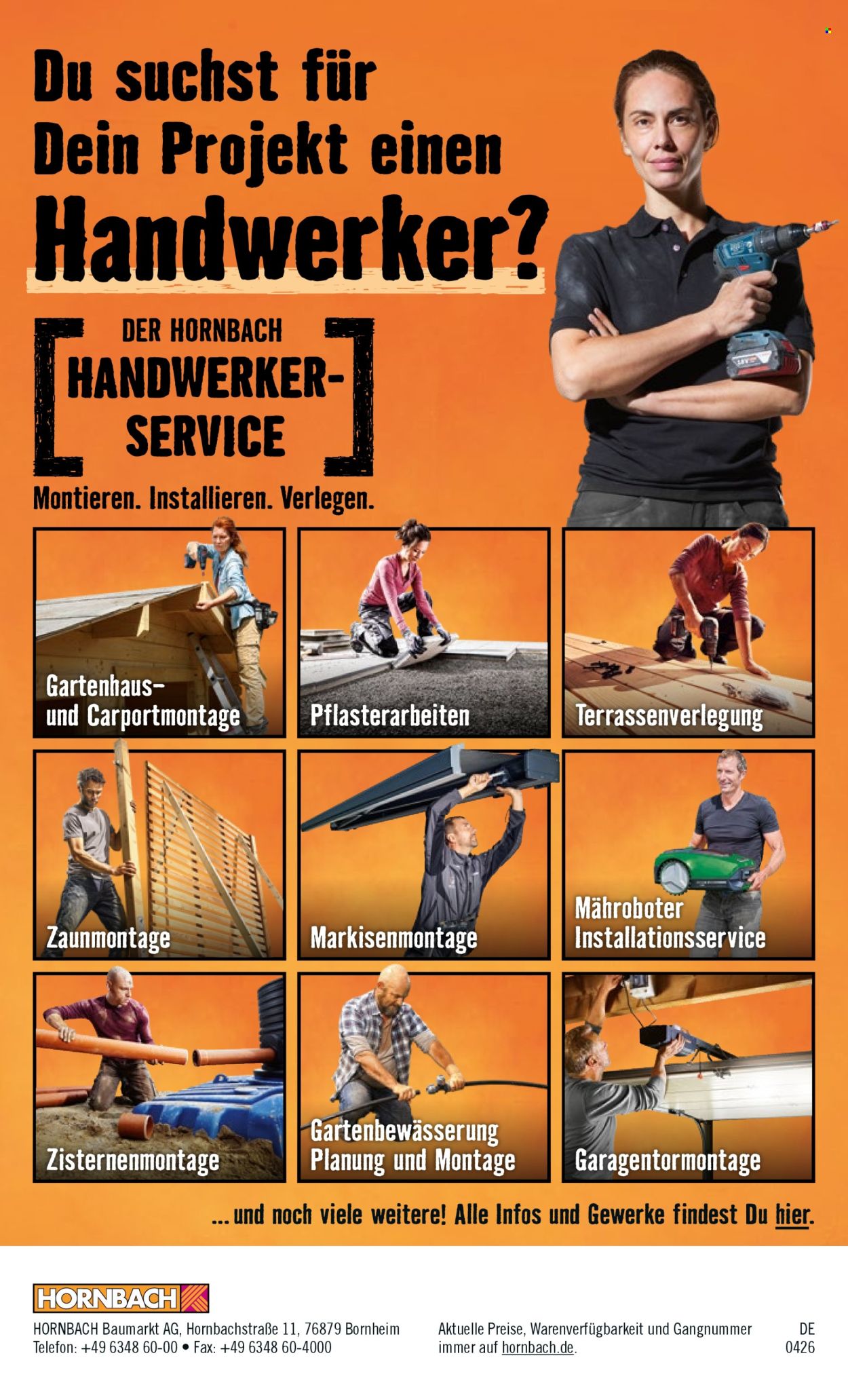 Leták Hornbach. Strana 36
