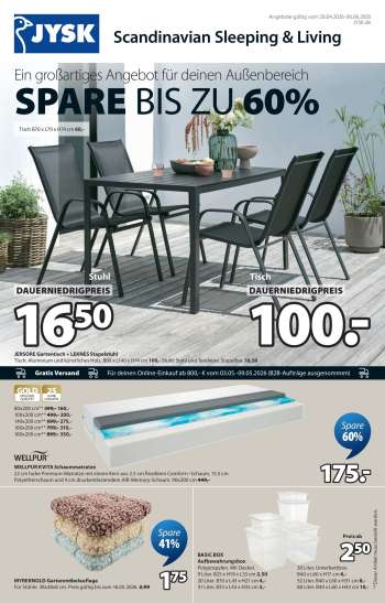 Prospekte JYSK - 28.04.2026 - 6.06.2026.