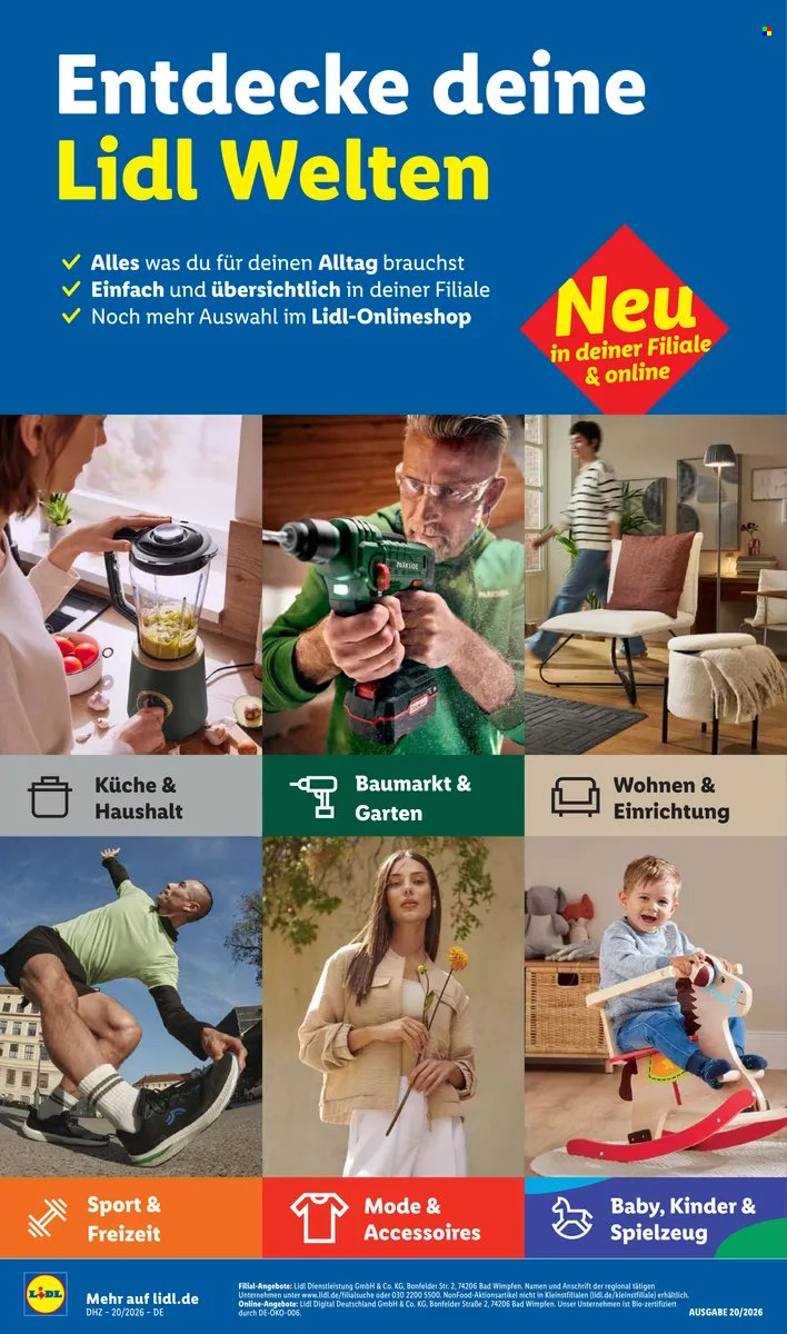 Leták Lidl. Strana 1