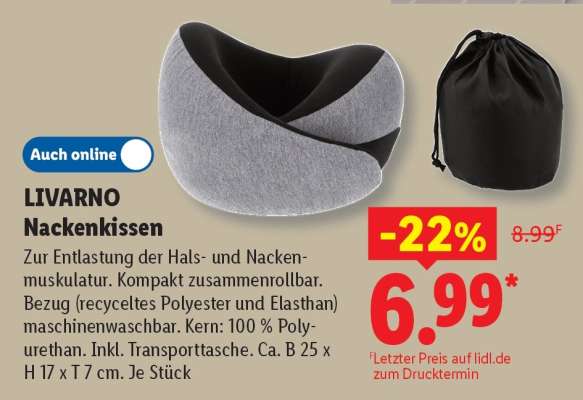 LIVARNO Nackenkissen