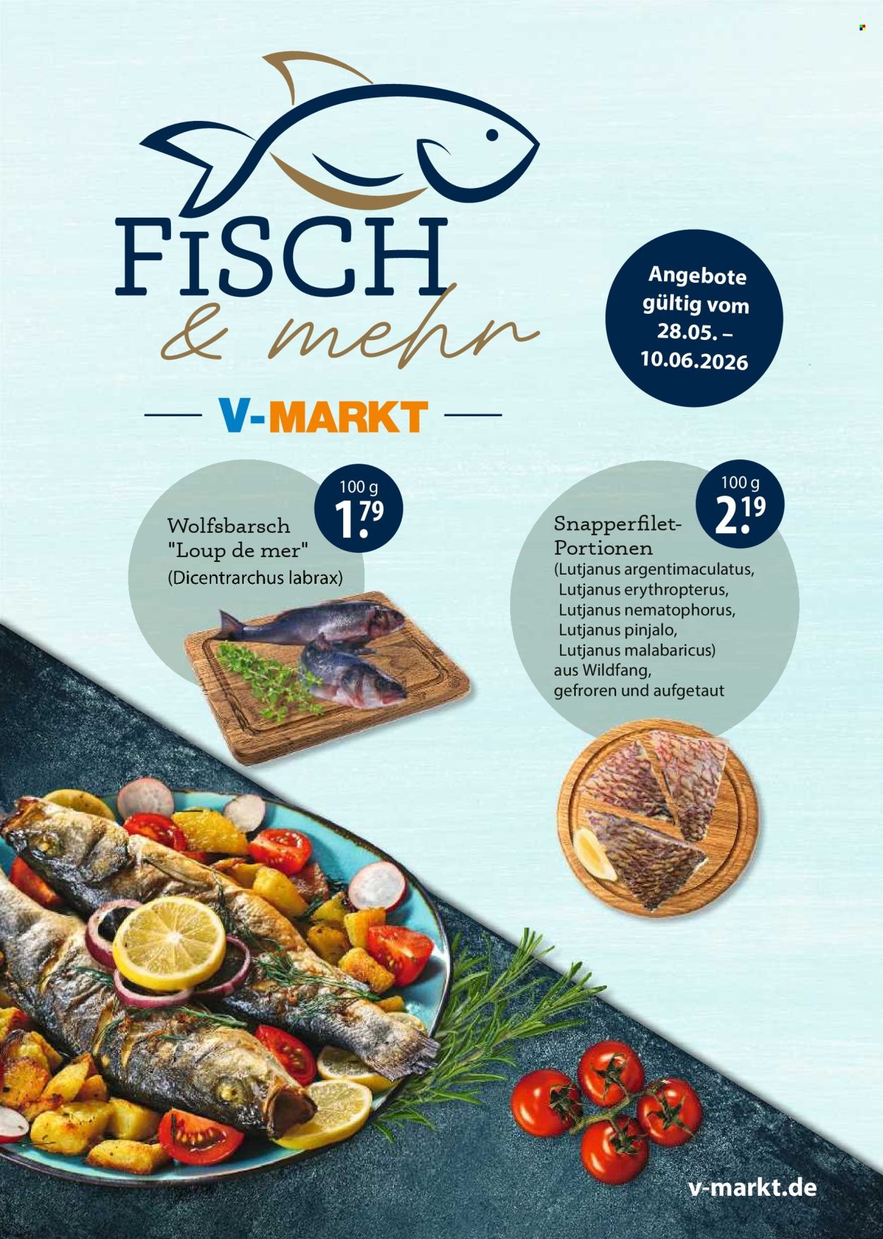 Leták V-Markt - 28.5.2026 - 10.6.2026. Strana 1