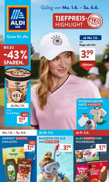 Prospekte ALDI SÜD - 1.06.2026 - 6.06.2026.