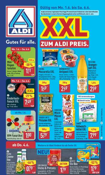 Prospekte ALDI Nord - 1.06.2026 - 6.06.2026.