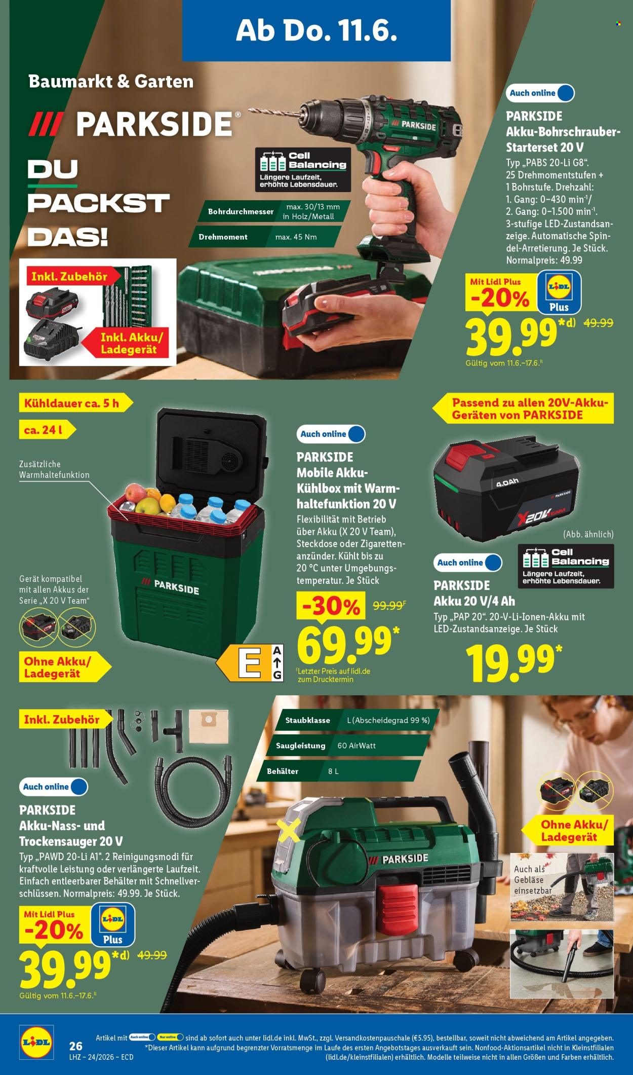 Leták Lidl - 8.6.2026 - 13.6.2026. Strana 20