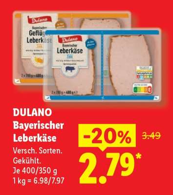 Dulano Bayerischer Leberkäse