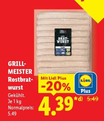 Grillmeister Rostbratwurst