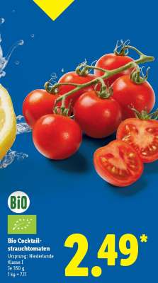 Bio Cocktailstrauchtomaten